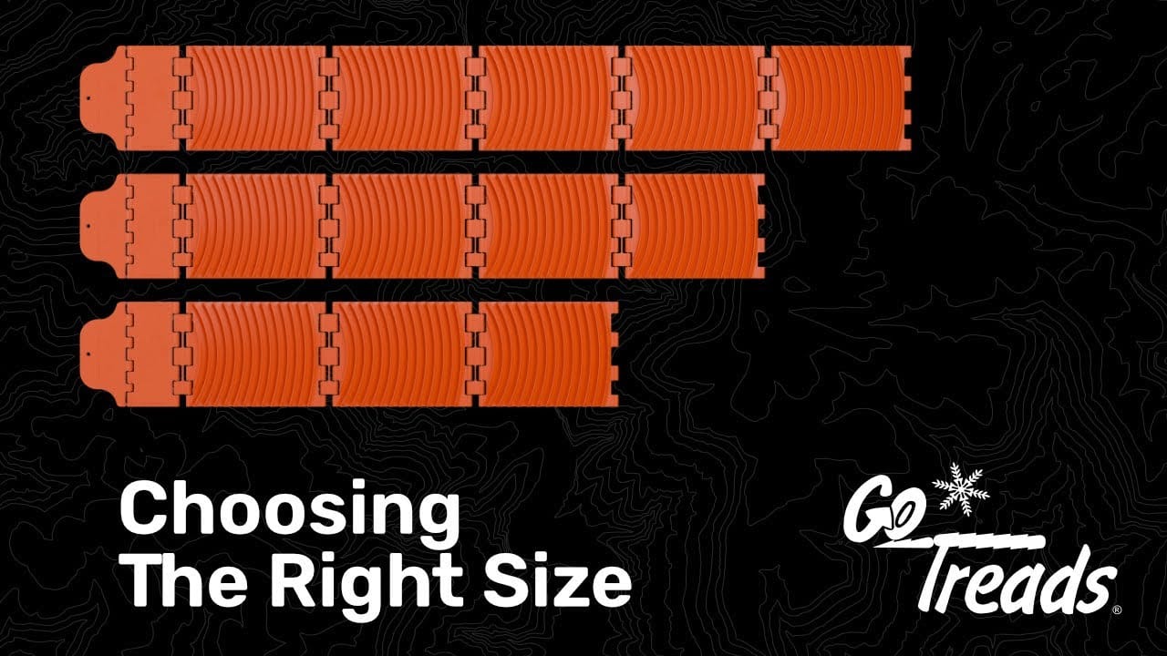 Choosing the right size GoTreads